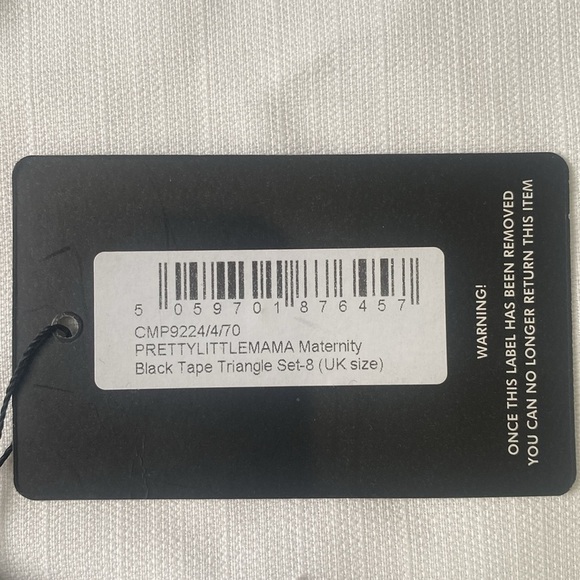 PrettyLittle MAMA Maternity Black Tape Triangle Set - Picture 5 of 11